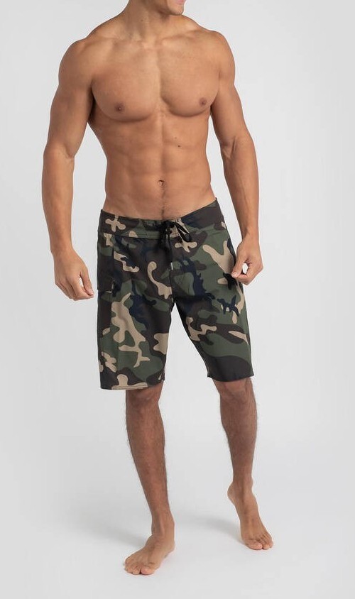 Board Shorts Manic Camouflage Board Shorts Mens Swim Trunks