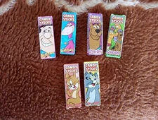World Candies Flintstones Scooby-Doo Tom And Jerry Unopened Candy Sticks Lot