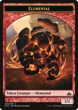 10 Token Cards - Elemental - Rivals of Ixalan - SAME ART - Magic MTG FTG
