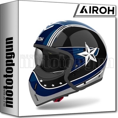 AIROH HELMET JET MOTORBIKE J1C83 J 110 COMMAND OCTANE GLOSS SZ. XXL
