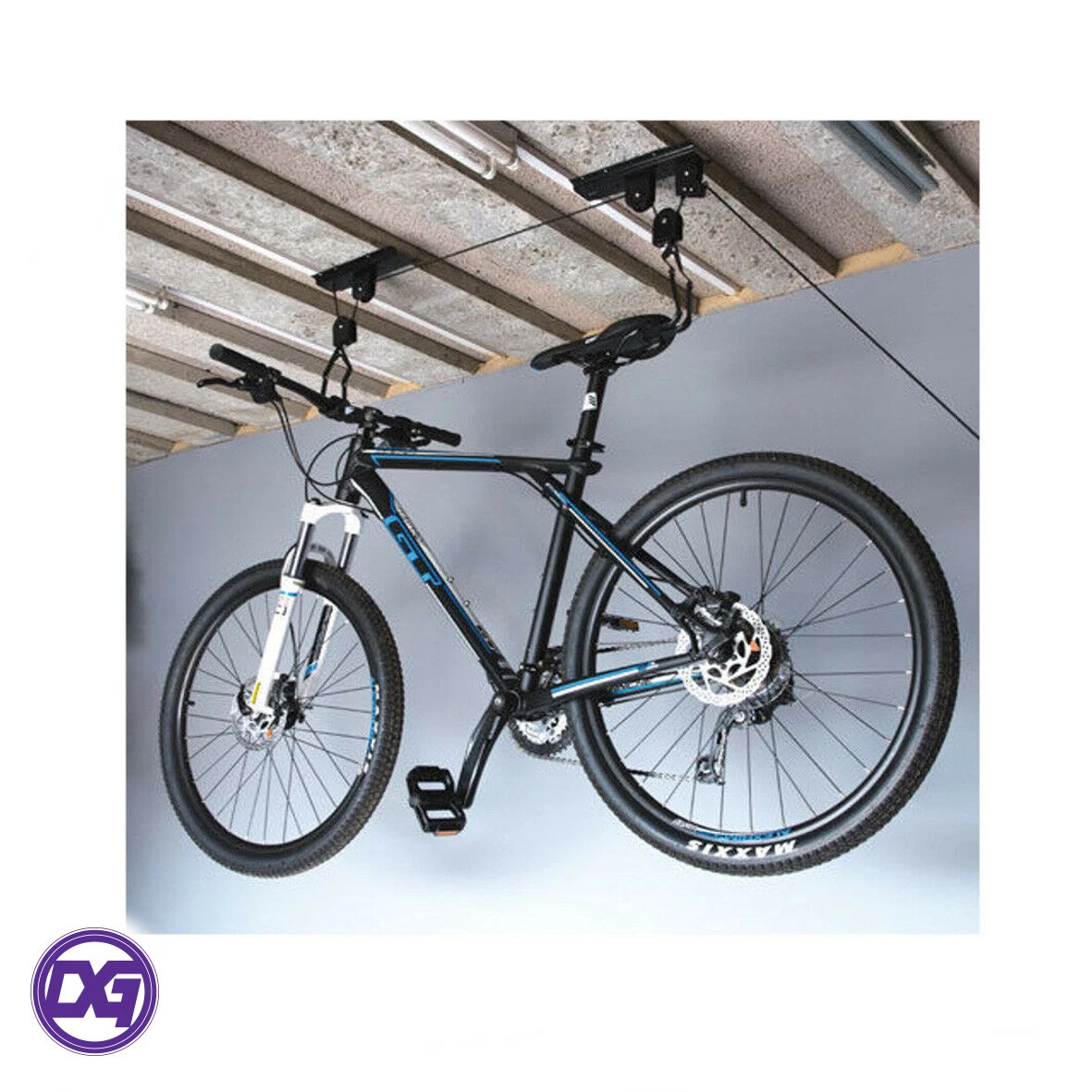 Hang Bike From Ceiling Pulley Shelly Lighting