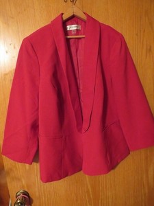 jones studio open front blazer