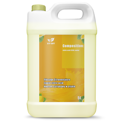 5 L Microactiv&reg; Zitronens&auml;ure 50% Fl&uuml;ssig Entkalker In Kanister &ndash; H&ouml;fer