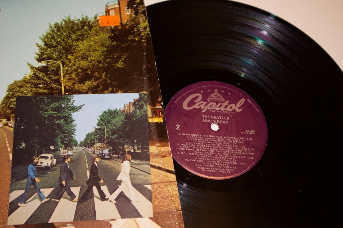The Beatles Abbey Road Record lp original vinyl album 1978