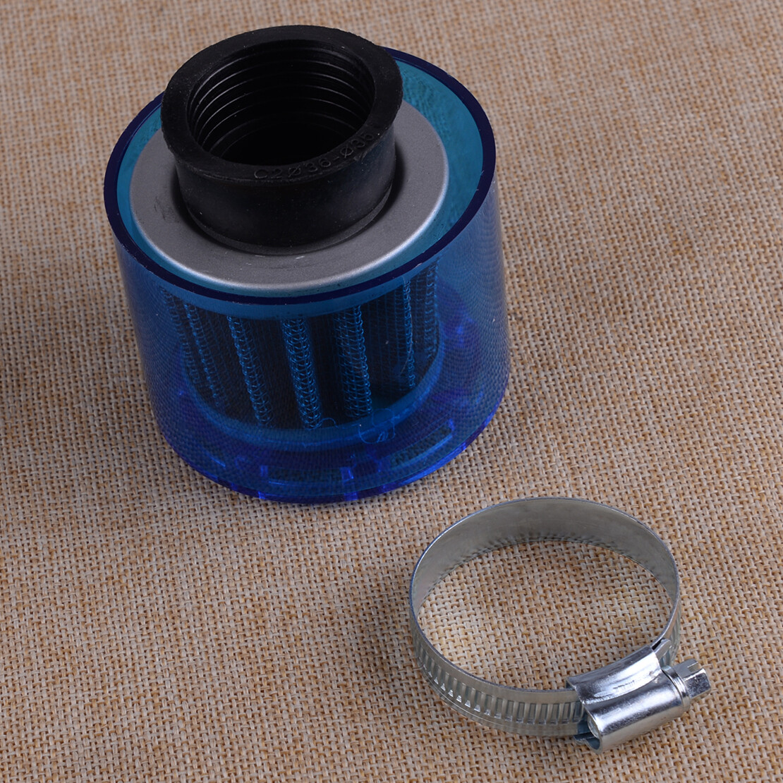 Universal Luftfilter Für Pit Bike, Dirt Bike & ATV – 38 Mm Einlass, Spritzwassergeschützt, Für 50–200 Cc 4-Takt Motoren (blau)