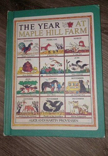 The Year At Maple Hill Farm by Alice Provensen Hardcover Book 1978 NICE ...