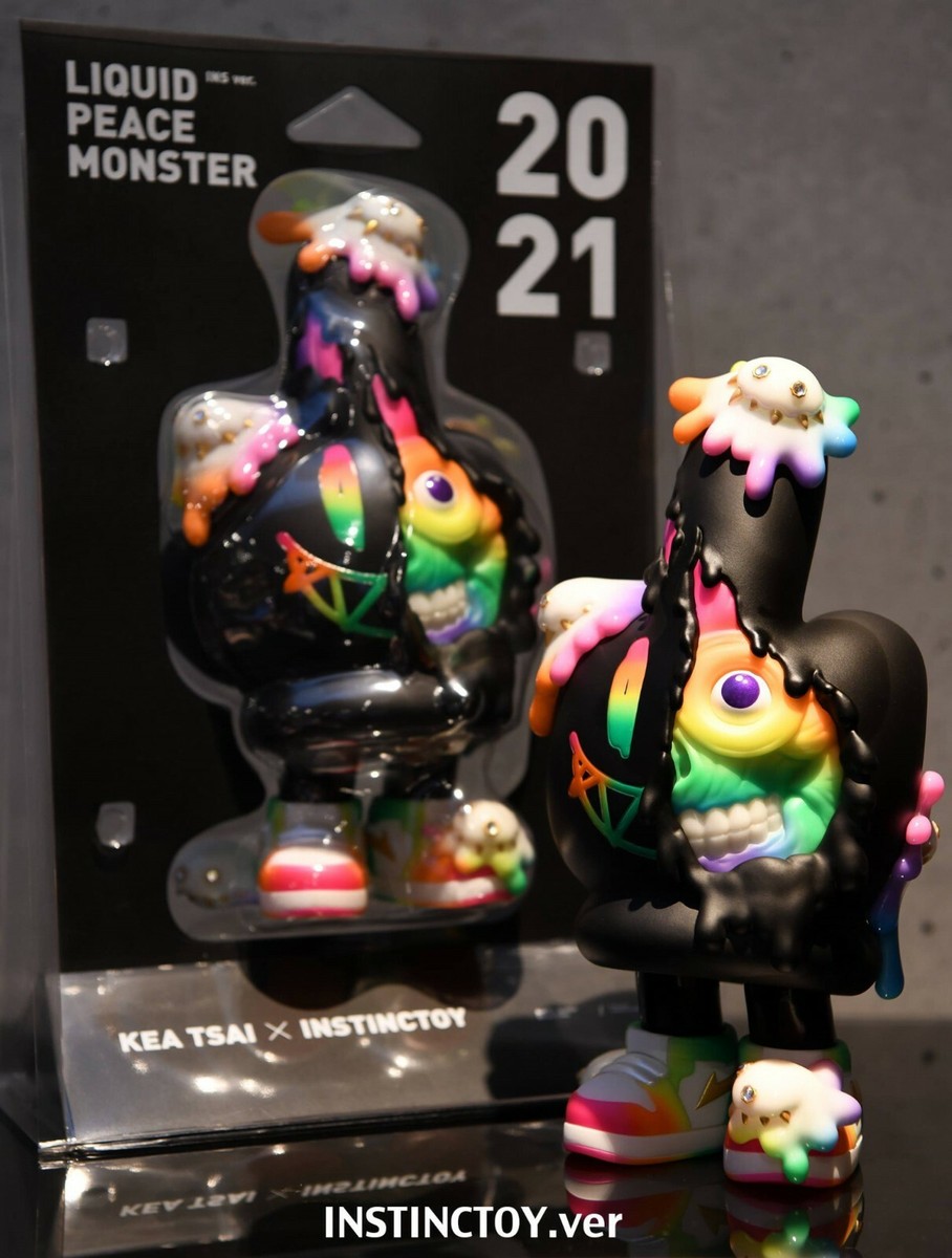 KEA x INSTINCTOY Liquid Peace Monster Sofubi Urban Art Toy