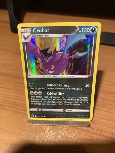 Pokémon TCG Crobat Silver Tempest 105/195 Holo Holo Rare | eBay