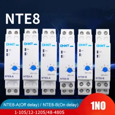 On Off Time Delay Relay 220VAC 24VDC Multifunction Timer Relay NTE8-A / NTE8-B