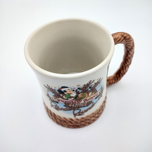 Disneyland Resort Christmas Santa's Reindeer Round-Up Ceramic Mug / Glass - Picture 4 of 5
