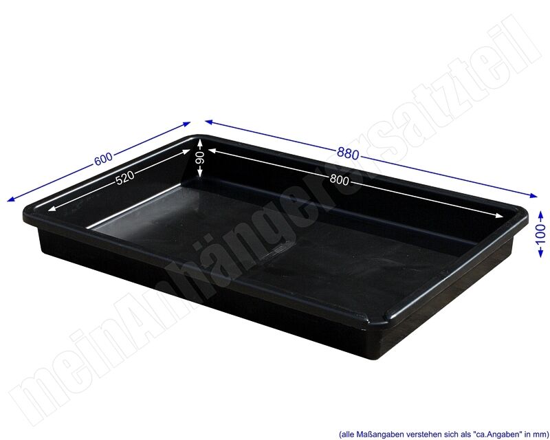 50L / 42L plastic tray oil - collection tray plastic tray workshop tray 50  liter
