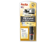 Korky 528MP Plastic Manual Universal Toilet Fill Valve 14 L in. with Hardware
