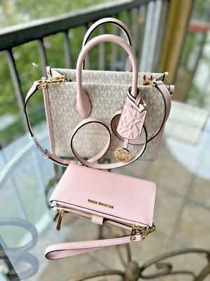 Michael Kors Mirella Small Shopper Crossbody Bag+Double Zip