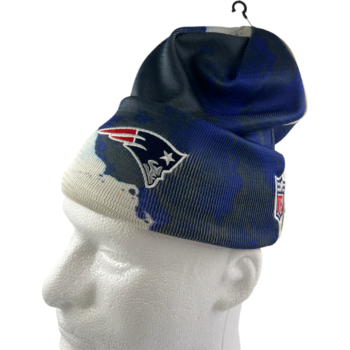 New England Patriots New Era NFL On-Field Blue ink Beanie Tie Dye Knit Hat