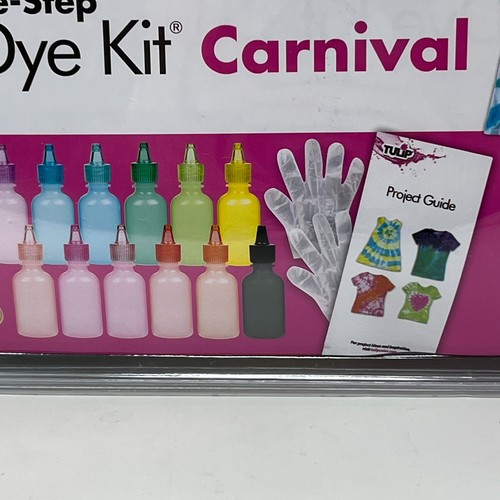 Tulip One Step Tie Dye Kit Carnival 37 Piece New - Picture 8 of 8