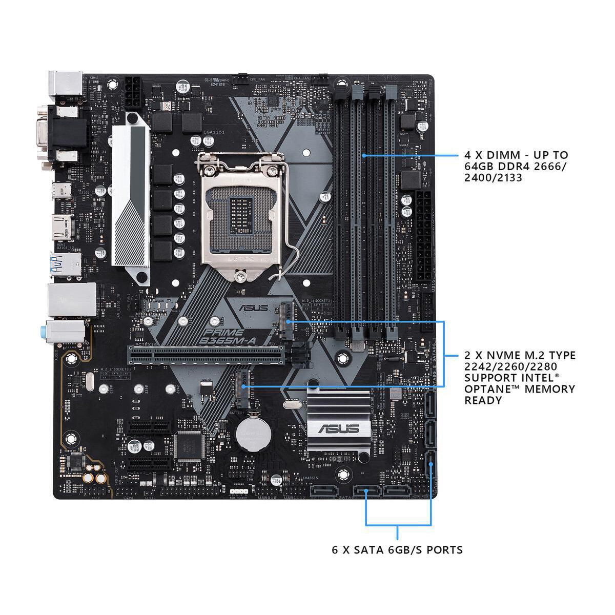ASUS　PRIME B365-PLUS　LGA1151 PRIME B365M-A｜Motherboards｜ASUS USA