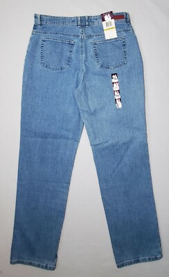 Gloria Vanderbilt Amanda Jeans Women Size 14 Blue Wash Stretch Classic Fit NWT 
