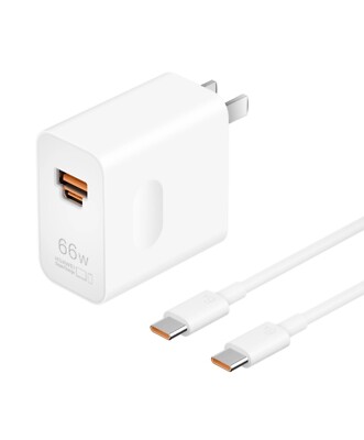 HUAWEI SuperCharge Max 66W Wall Charger With Cable For Mate60 50 40 Matepad pro