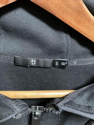 UNIQLO+J Jil Sander Dry Sweatshirt Half Zip Hoodie S Black | eBay