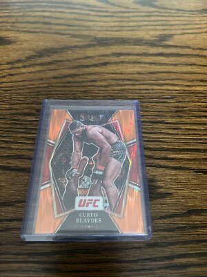 Curtis Blaydes Select 2022 Premier Level Orange Flash Prizm
