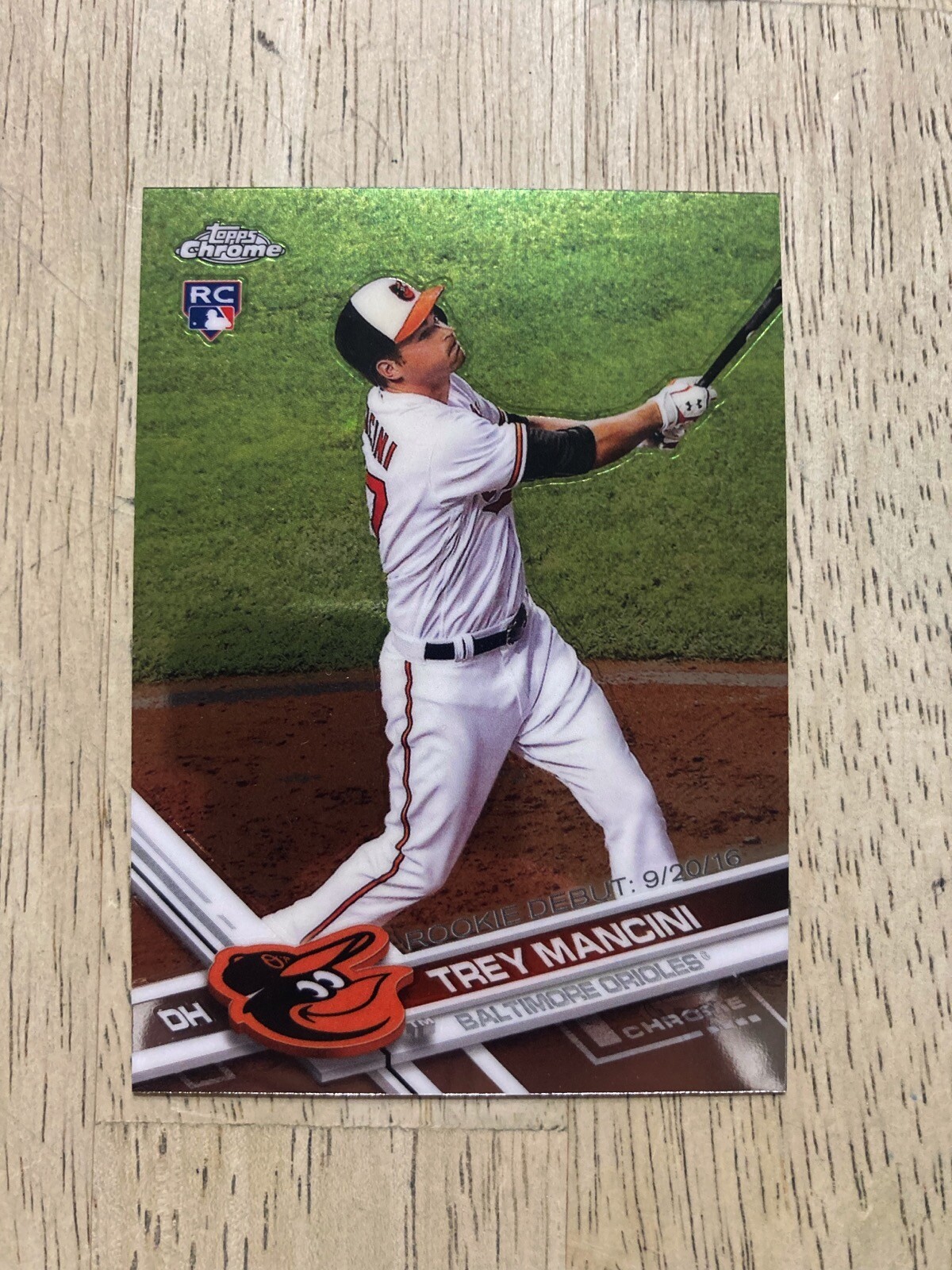2017 Topps Update Chrome #HMT3 TREY MANCINI (RC)