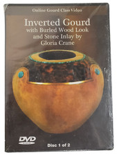 Gloria Crane : Inverted Gourd Burled Wood Stone Inlay Class video 2 DVD set