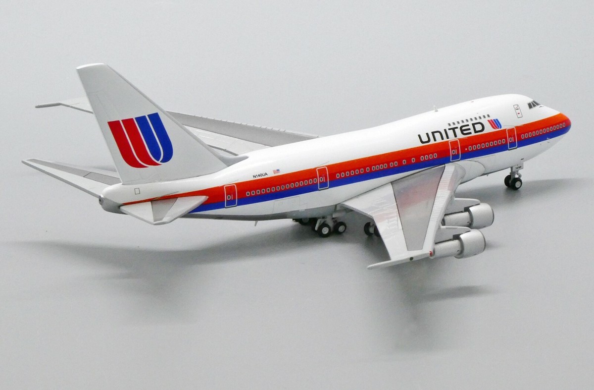 United Airlines B747SP Reg: N140UA Scale1:400 JC Wings Diecast