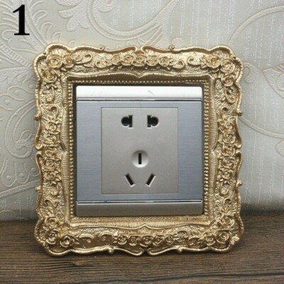 1PC Single Resin Switch Plate Cover Panel Type Europe