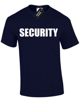 SECURITY HERREN T-SHIRT NEUHEIT PARTY PUB TÜRSTEHER BODYGUARD CLUB GESCHENK