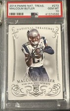2014 Panini National Treasures RC Malcolm Butler /99 SuperBowl Patriots Seahawks