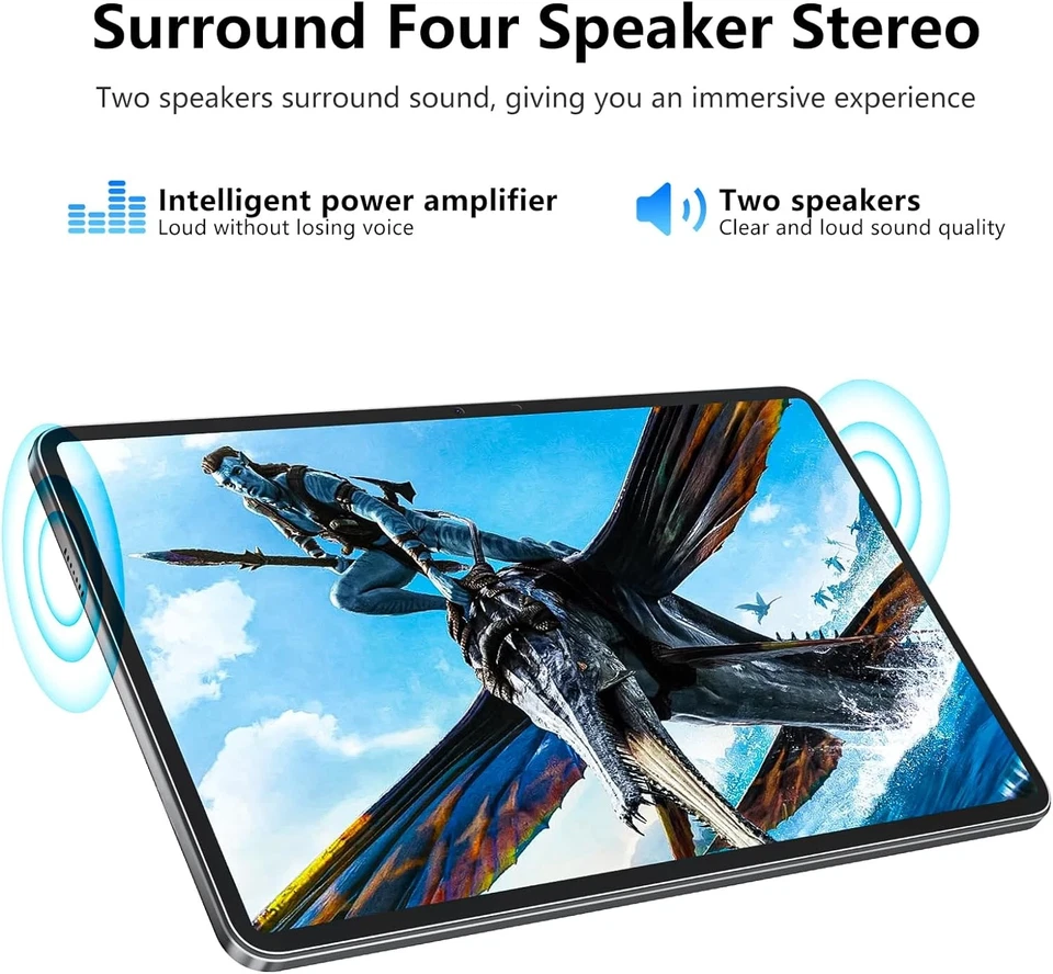 10 Zoll SGIN Tablet mit GMS 64GB/128GB IPS FHD Dual Kamera WiFi Android12 Tablet - Bild 4 von 4