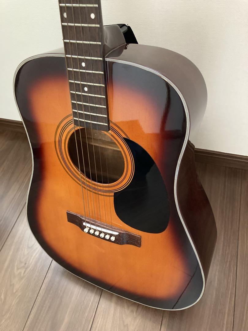 Aria　ADW-250 Acoustic Guitar Aria ADW-250 Sunburst SN 83478 with Soft
