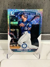 Robert Perez Jr 1st Bowman Mojo Refractor Bowman Chrome 2023 Mariners