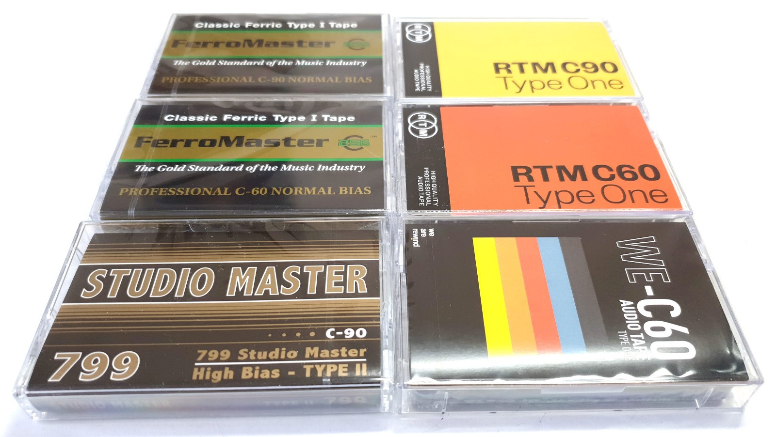 Cassettes vierges National Audio StudioMaster à faible bruit pour mixage et mastering