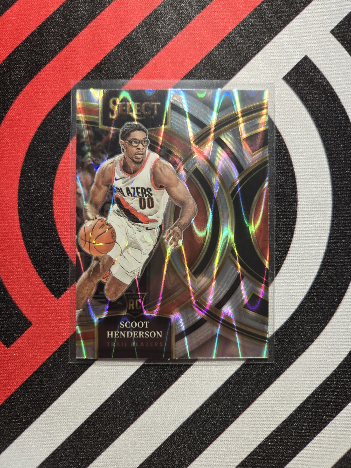 Panini Select 2023-24 Scoot Henderson #129 Tectonic Prizm Premier Rookie