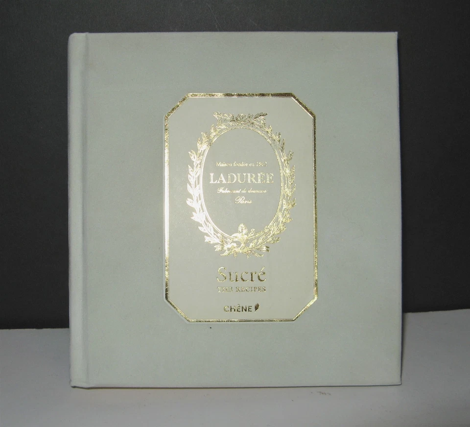 Laduree Paris Sucre:Sweet Recipes Phillippe Andrieu Velvet Cover 2010 Cookbook Foto 2 de 4