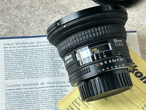 Nikon AF Nikkor AF 18mm 2.8 D - Picture 6 of 9