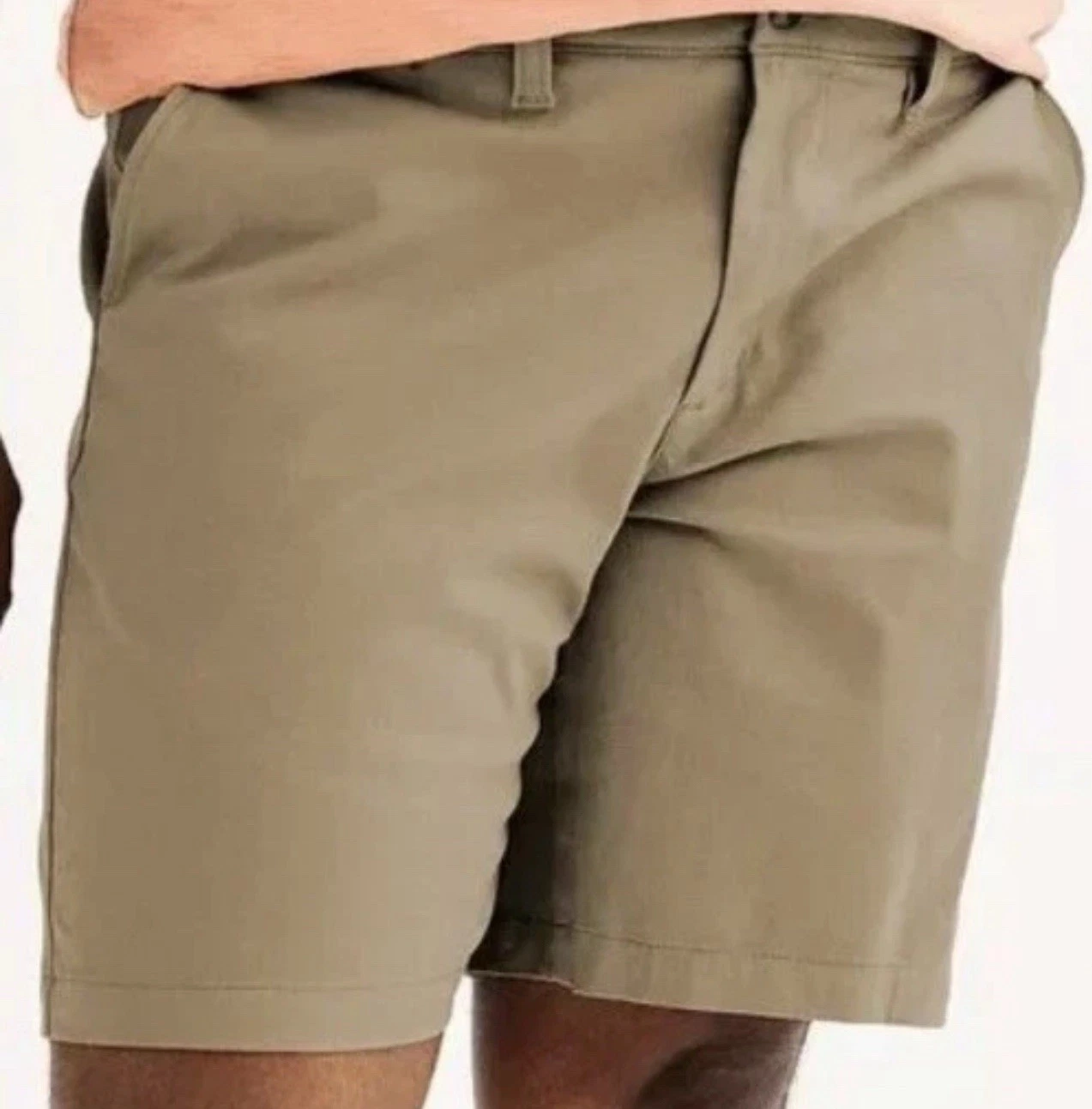 New Sonoma Men's Flat Front 9” Flexwear Shorts. Big & Tall. Sz 52 Brown NWT