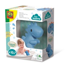 SES Creative 13211 Bath T-rex-100 Natural Rubber, Yellow, Small