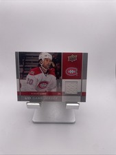 Robert Lang 2009-10 Upper Deck Series 1 UD Game Used Jersey #GJ-LG Canadiens