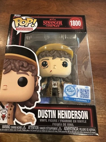 Funko Pop! Vinyl: Stranger Things - Dustin Henderson (Exclusive) #1800