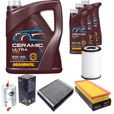 Pakiet inspekcyjny SCT 8L MANNOL Ceramic 5W-40 do Mercedes-Benz Klasa G