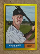 2024 Topps Archives #62 Nolan Jones Yellow Foil Colorado Rockies