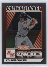 2022 Panini Elite Extra Edition College Tickets Optic Colton Cowser #CTO-31 0b3