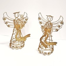 Set of 2 Glitter Christmas Angels New without Tag