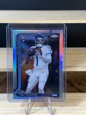2025 Topps Chrome  - Cam Ward #1 Rookie Tennessee Titans NFL Football Card