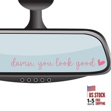 4 xYou Look Good Rear View Mirror Sticker,Rearview Mirror Decal,Car