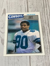 1987 Topps Tony Hill #266 Dallas Cowboys Football Card