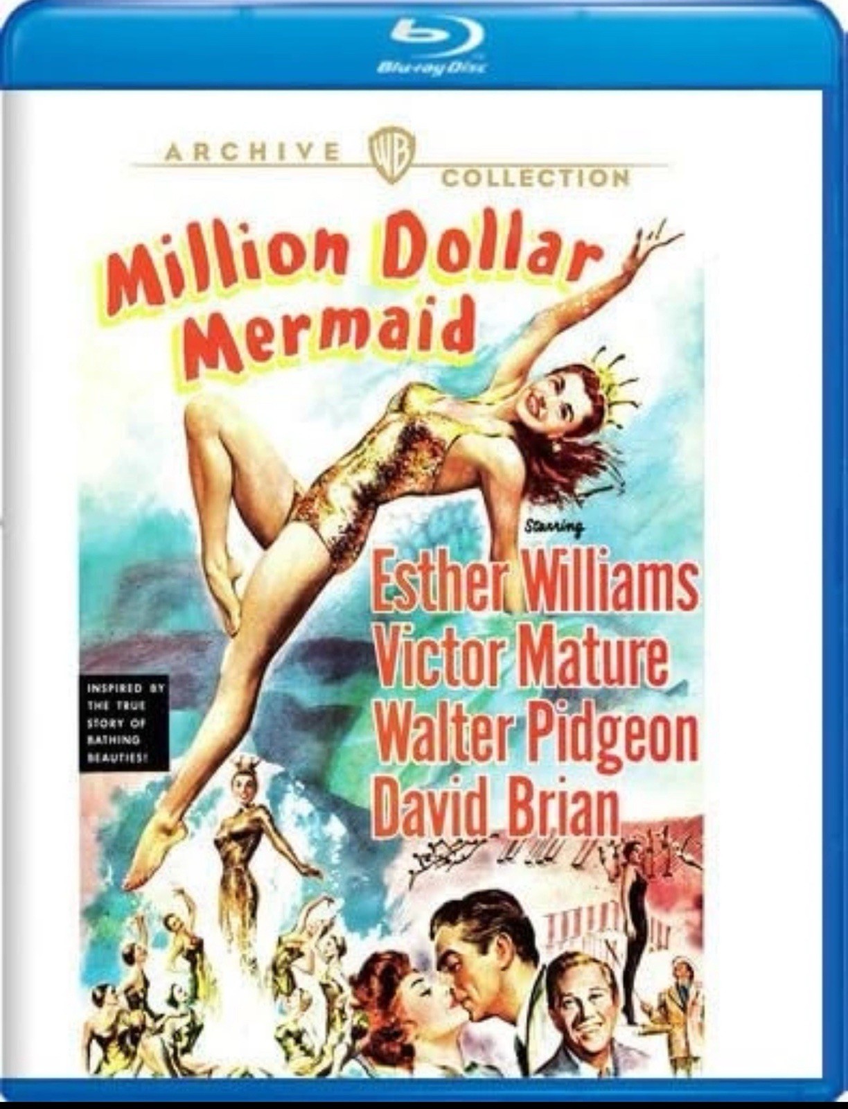Million Dollar Mermaid (Blu-ray) Walter Pidgeon David Brian (US IMPORT)