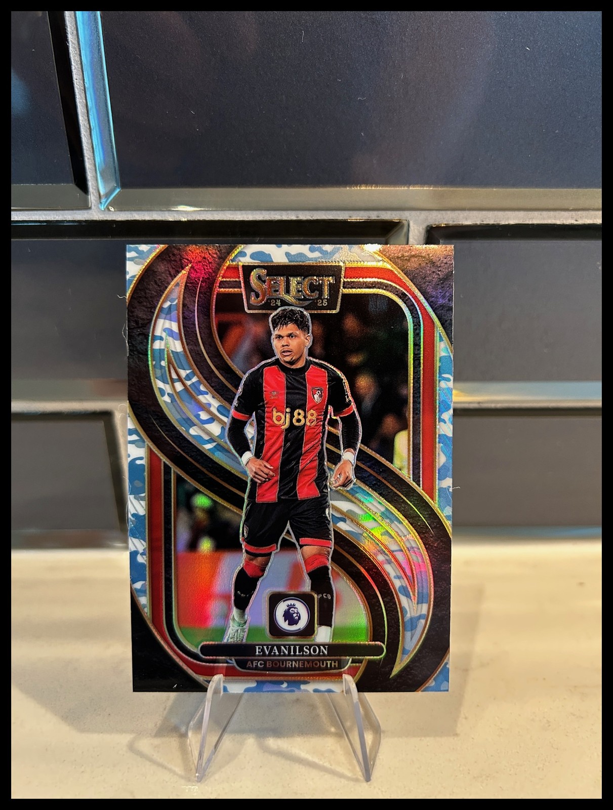 2024-25 Panini Select Premier League Evanilson #161 Prizm /49